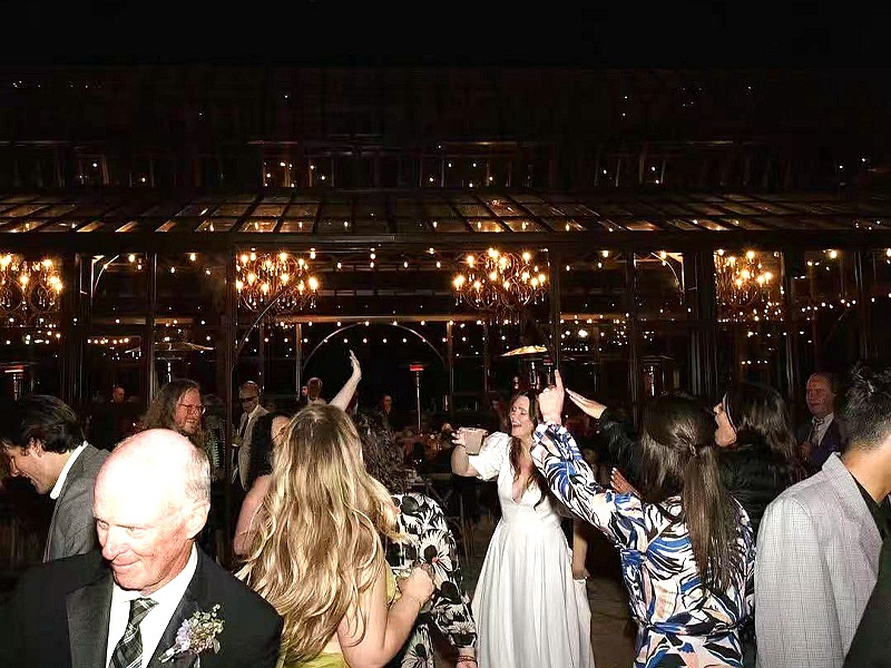 Steel And Glass Victorian Greenhouse Conservatory For Wedding